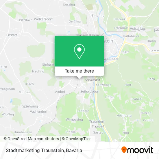 Карта Stadtmarketing Traunstein