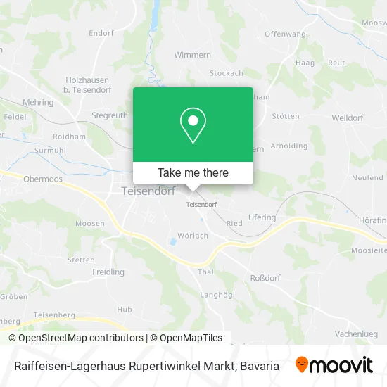 Raiffeisen-Lagerhaus Rupertiwinkel Markt map