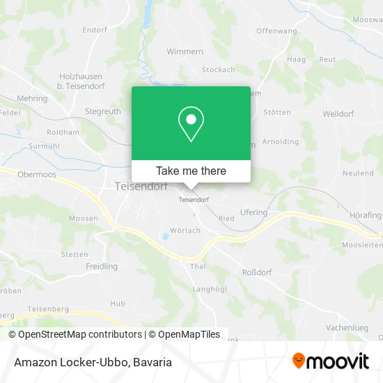 Карта Amazon Locker-Ubbo
