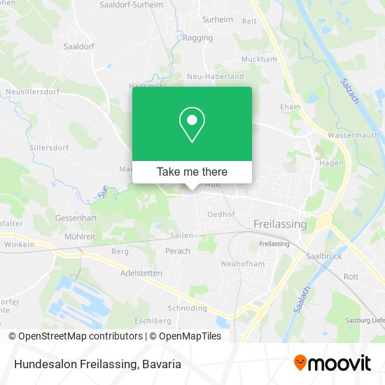 Hundesalon Freilassing map