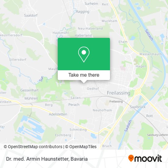 Dr. med. Armin Haunstetter map