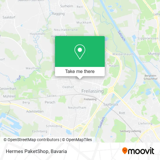 Карта Hermes PaketShop
