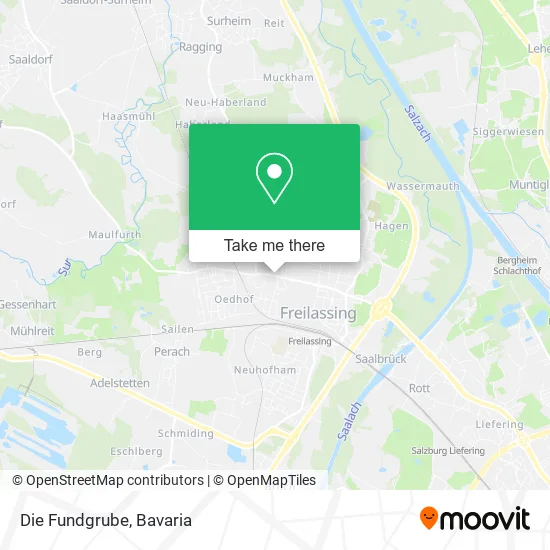 Карта Die Fundgrube