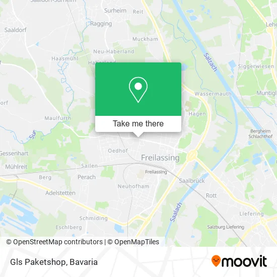 Карта Gls Paketshop