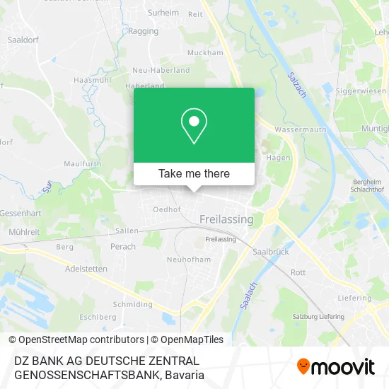 Карта DZ BANK AG DEUTSCHE ZENTRAL GENOSSENSCHAFTSBANK