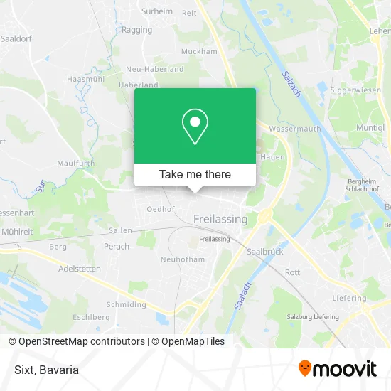 Карта Sixt