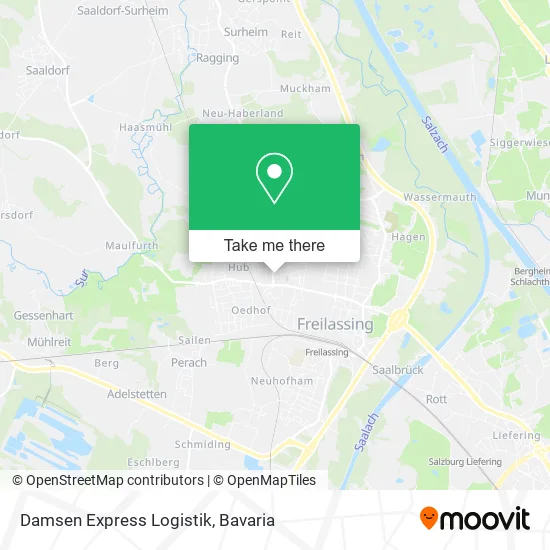 Карта Damsen Express Logistik