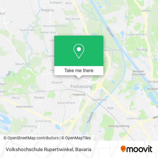 Карта Volkshochschule Rupertiwinkel