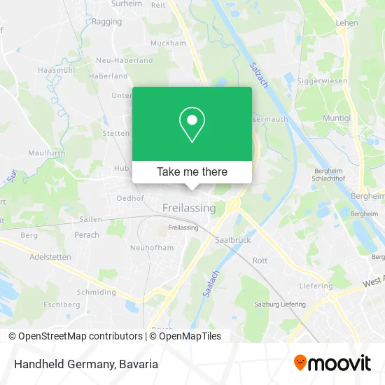 Карта Handheld Germany