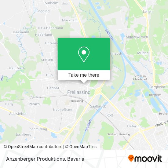 Anzenberger Produktions map