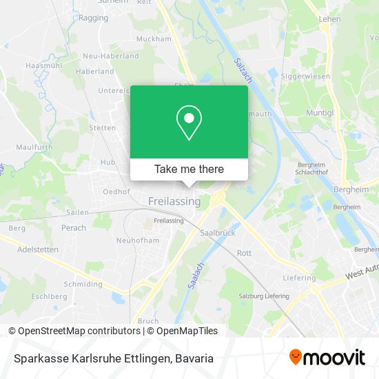 Sparkasse Karlsruhe Ettlingen map
