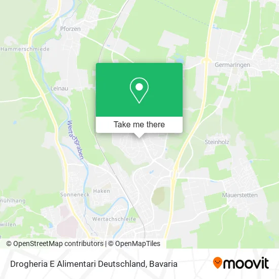 Карта Drogheria E Alimentari Deutschland