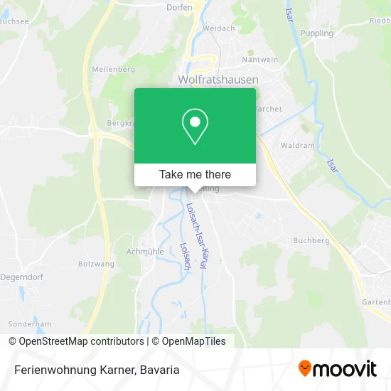 Карта Ferienwohnung Karner
