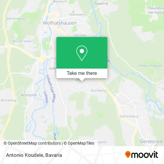 Карта Antonio Koudele