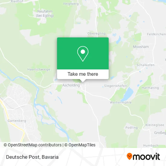 Карта Deutsche Post