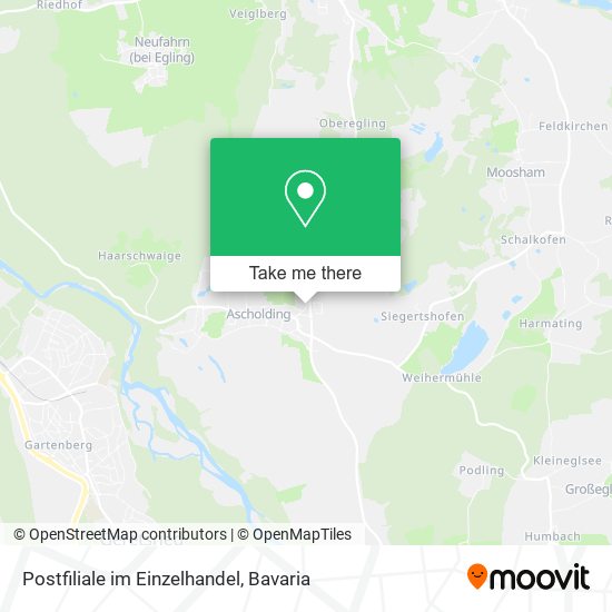 Postfiliale im Einzelhandel map