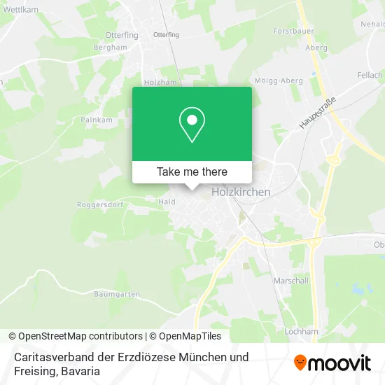 Карта Caritasverband der Erzdiözese München und Freising