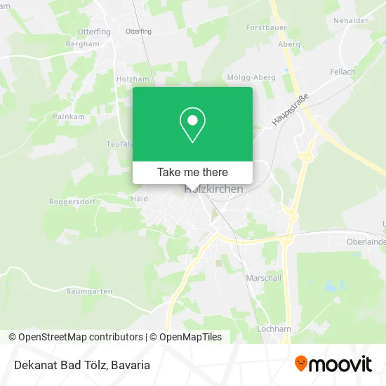 Карта Dekanat Bad Tölz