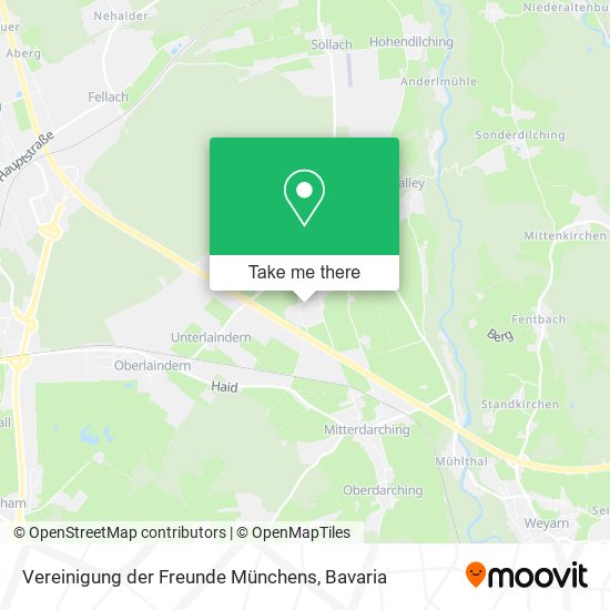 Vereinigung der Freunde Münchens map