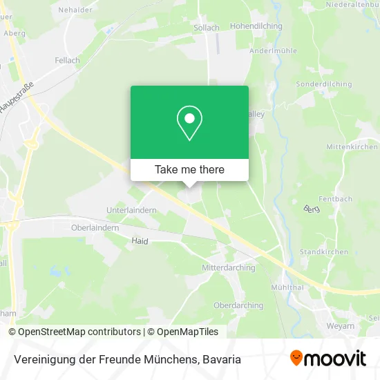Карта Vereinigung der Freunde Münchens