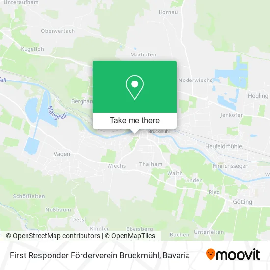 First Responder Förderverein Bruckmühl map