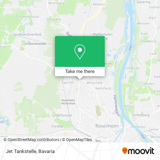Карта Jet Tankstelle