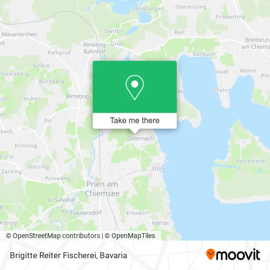 Карта Brigitte Reiter Fischerei