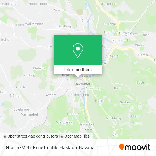 Карта Gfaller-Mehl Kunstmühle Haslach