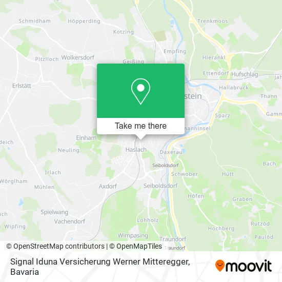 Карта Signal Iduna Versicherung Werner Mitteregger