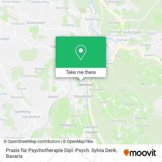 Карта Praxis für Psychotherapie Dipl.-Psych. Sylvia Denk