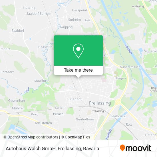 Autohaus Walch GmbH, Freilassing map