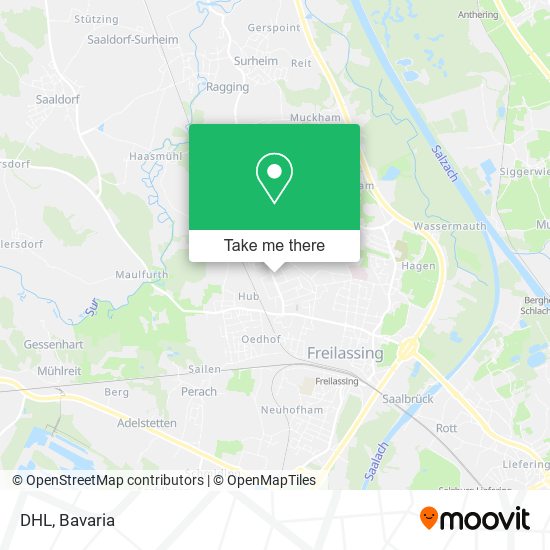 Карта DHL