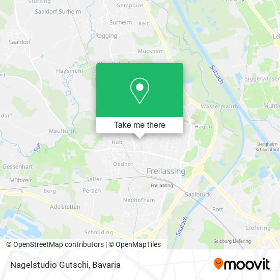 Карта Nagelstudio Gutschi