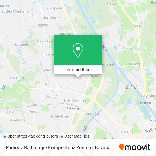 Карта Radiooz Radiologie.Kompentenz.Zentren