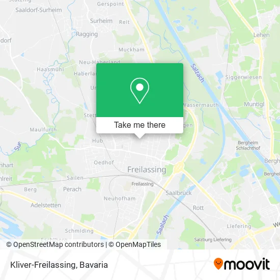 Карта Kliver-Freilassing