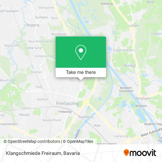 Карта Klangschmiede Freiraum