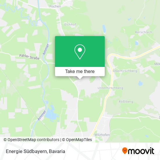 Energie Südbayern map