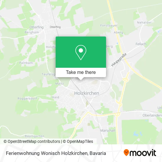 Карта Ferienwohnung Wonisch Holzkirchen