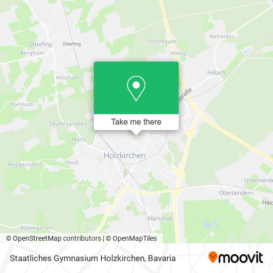 Staatliches Gymnasium Holzkirchen map