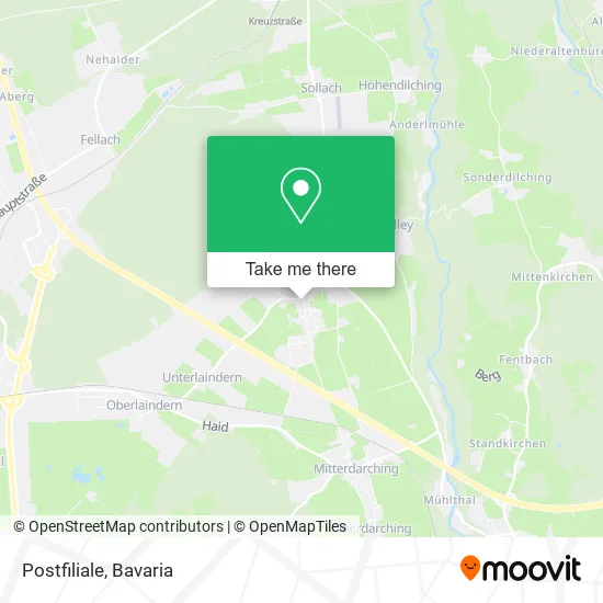 Карта Postfiliale