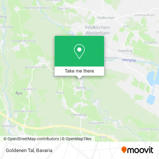 Карта Goldenen Tal