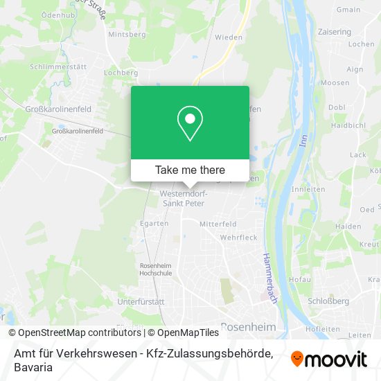 Amt für Verkehrswesen - Kfz-Zulassungsbehörde map