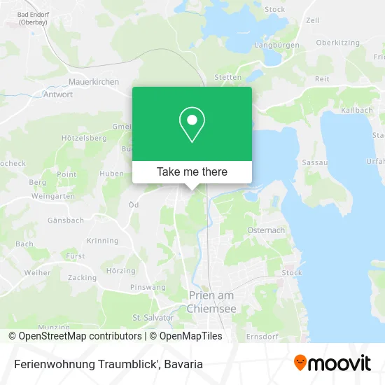 Карта Ferienwohnung Traumblick'