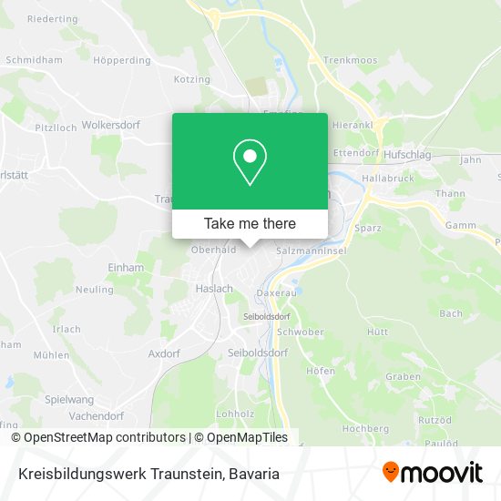 Kreisbildungswerk Traunstein map