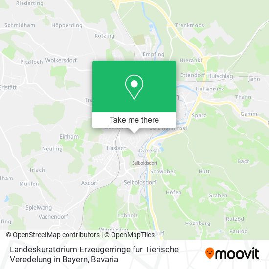 Landeskuratorium Erzeugerringe für Tierische Veredelung in Bayern map