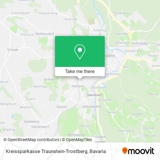 Kreissparkasse Traunstein-Trostberg map