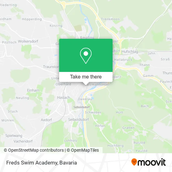 Карта Freds Swim Academy