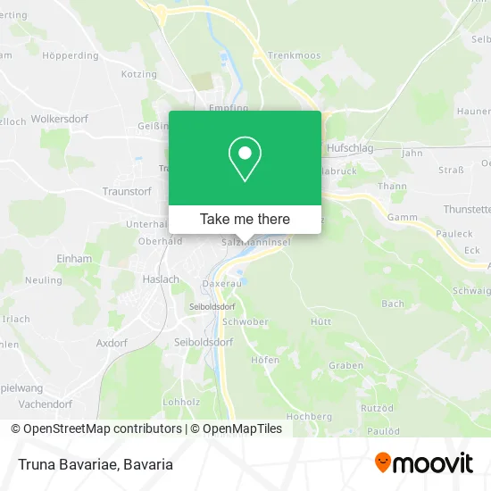 Карта Truna Bavariae