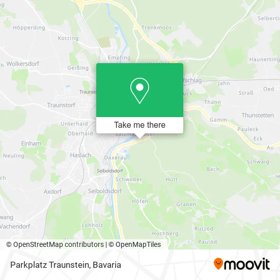 Карта Parkplatz Traunstein