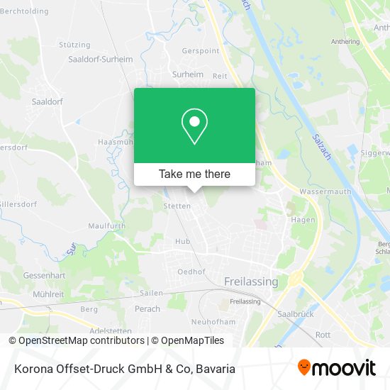 Korona Offset-Druck GmbH & Co map